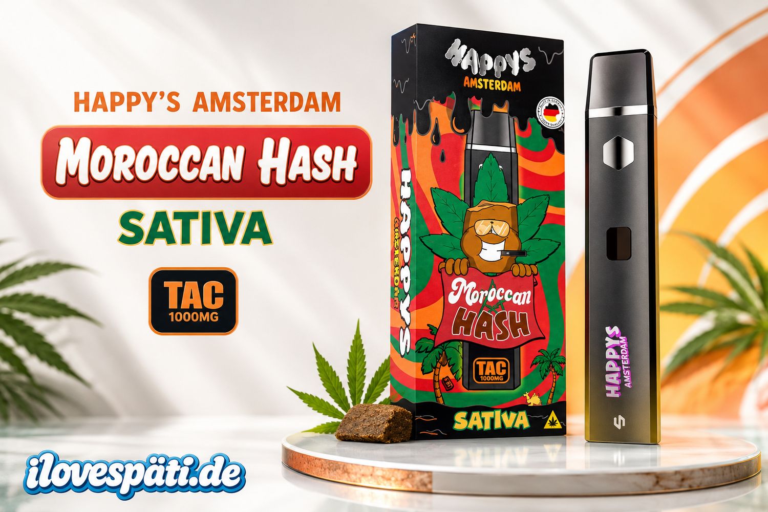Happys Amsterdam Moroccan Hash TAC Vape