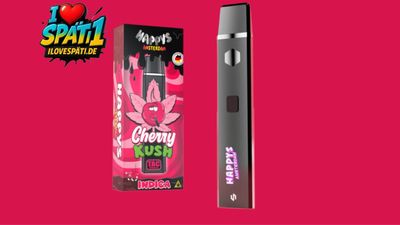 Happys Amsterdam Cherry Kush Indica Tac Vape 1ml 95%
