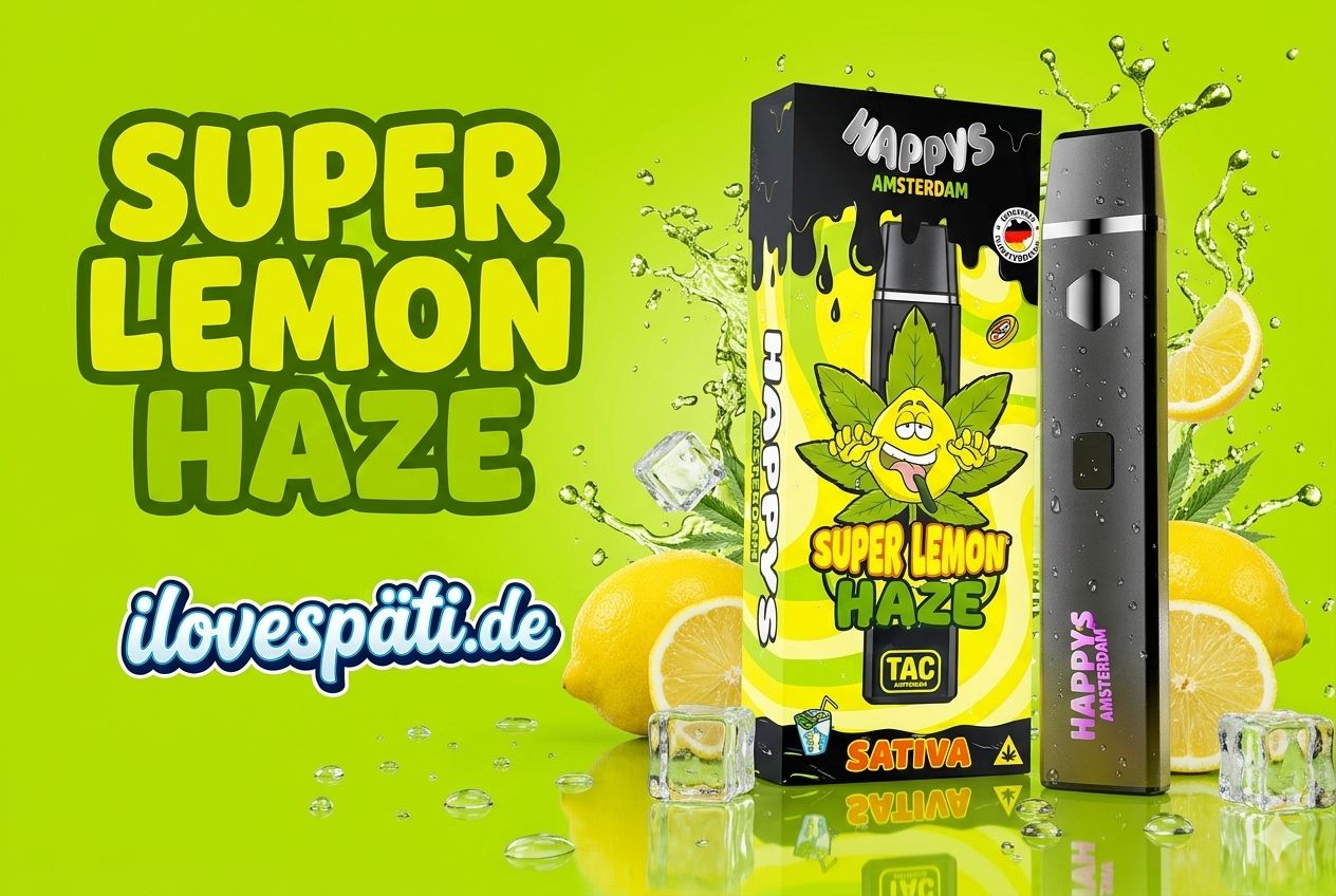 Happys Amsterdam Super Lemon Haze TAC Vape 1ml