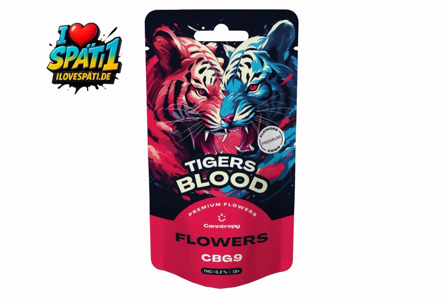 Canntropy Tigers Blood CBG9 Flowers 1g