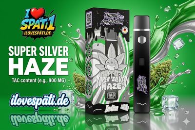 Happy Amsterdam Super Silver Haze TAC Vape 1000mg Happy Amsterdam Super Silver Haze TAC Vape 1000mg