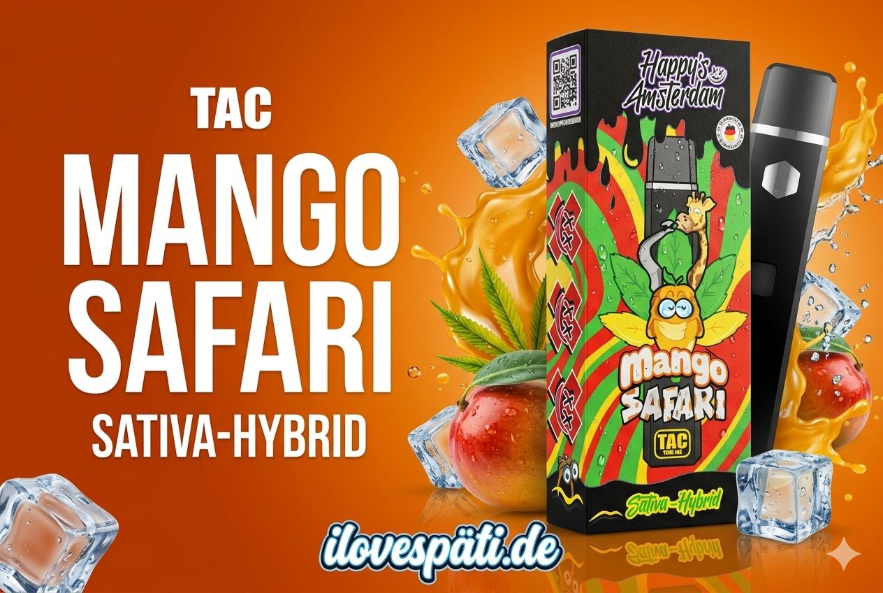 Happy Amsterdam Mango Safari TAC Vape 1000mg