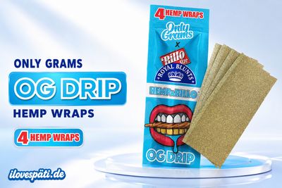 Hemparillo OG Drip Hemp Wraps 4 Stück