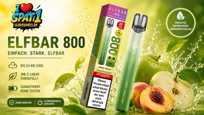 Elfbar 800 Apple Peach