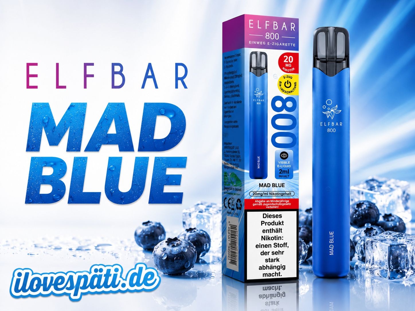 Elfbar 800 Mad Blue