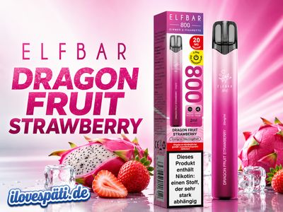 Elfbar 800 Dragon Fruit Strawberry
