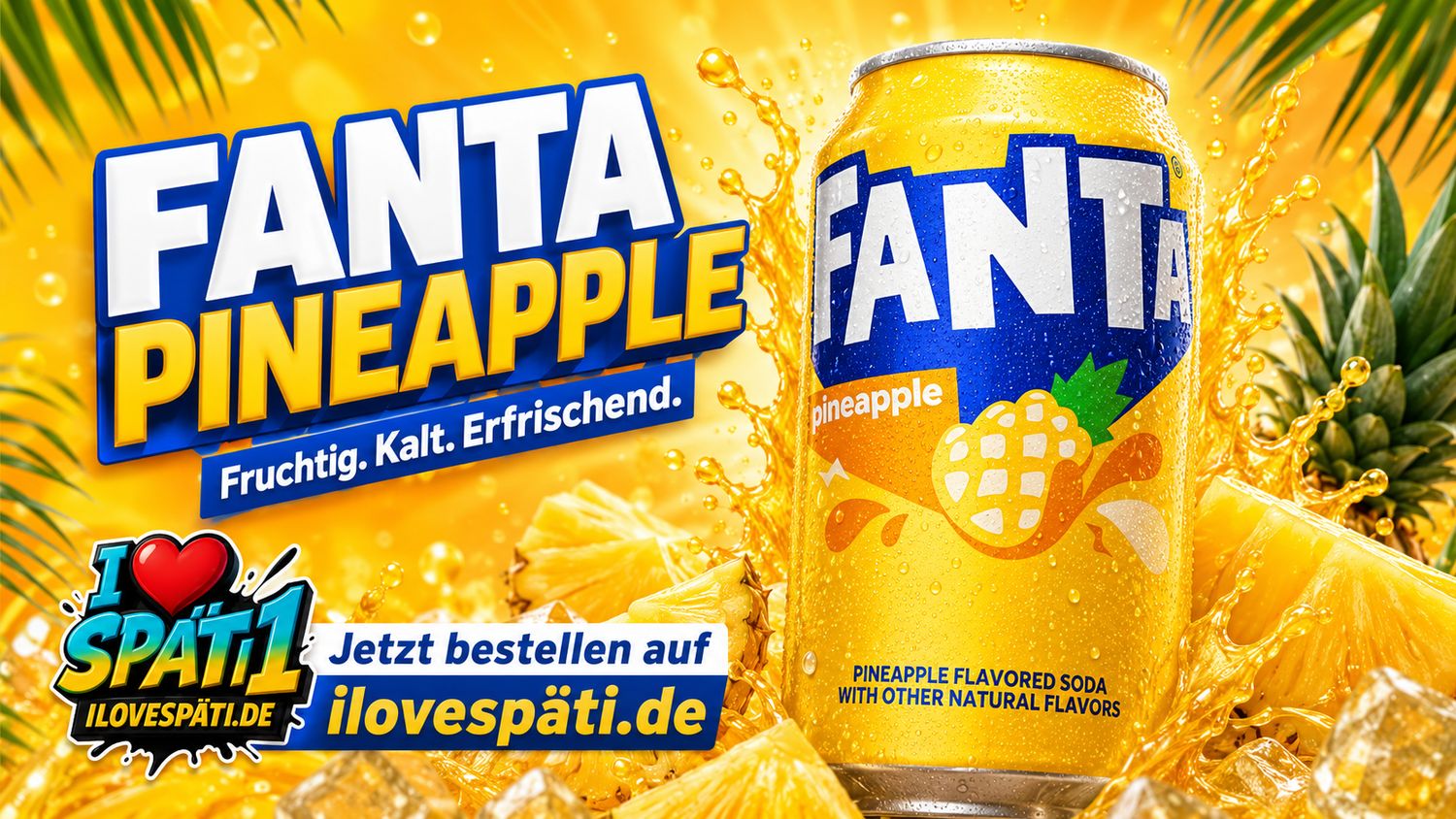 USA Fanta Pineapple 355ml