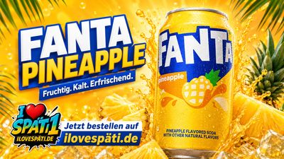 USA Fanta Pineapple 355ml