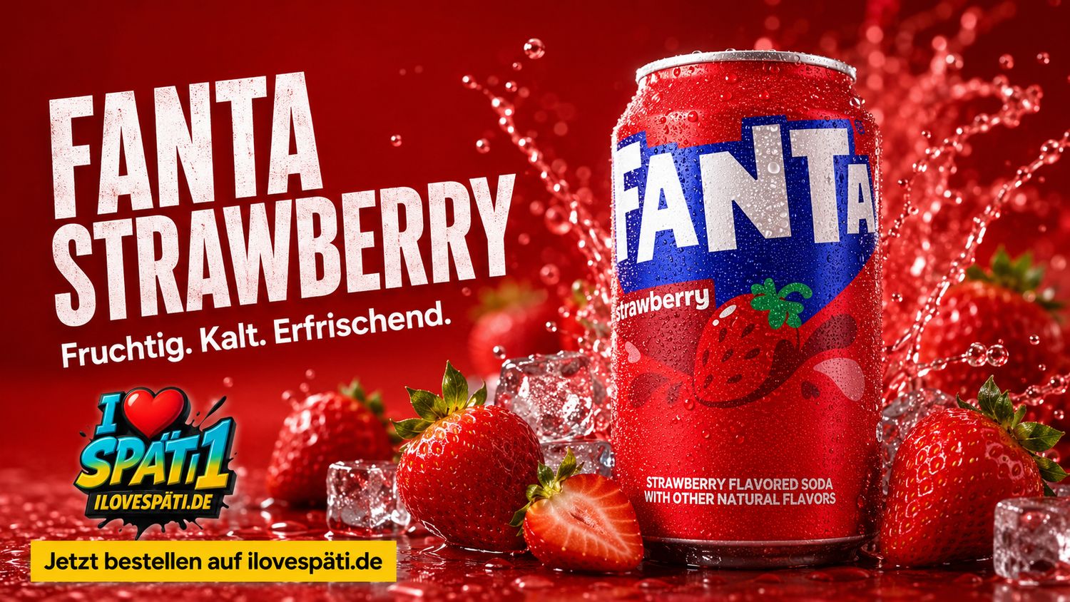 USA Fanta Strawberry 355ml