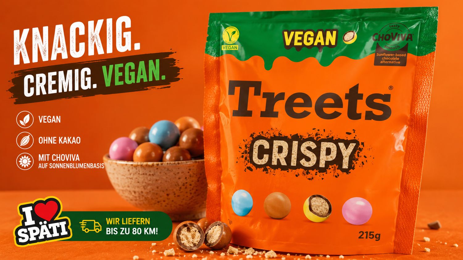 Treets Crispy Vegan 215g
