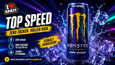 Monster Energy Top Speed Zero Sugar 500ml