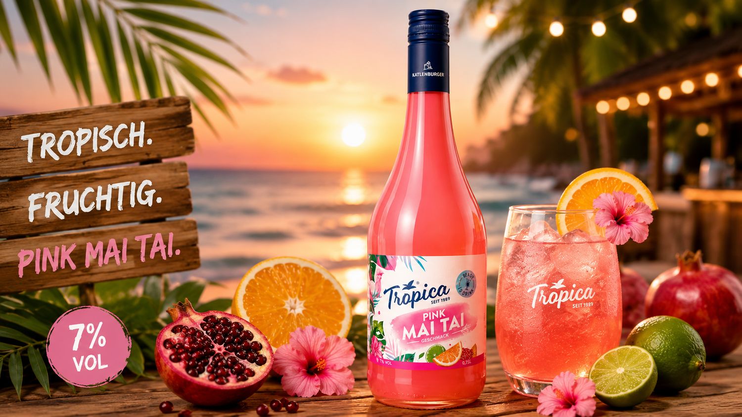 Katlenburger Tropica Pink Mai Tai 0,75l