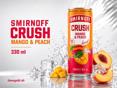 Smirnoff Crush Mango &amp; Peach 330ml
