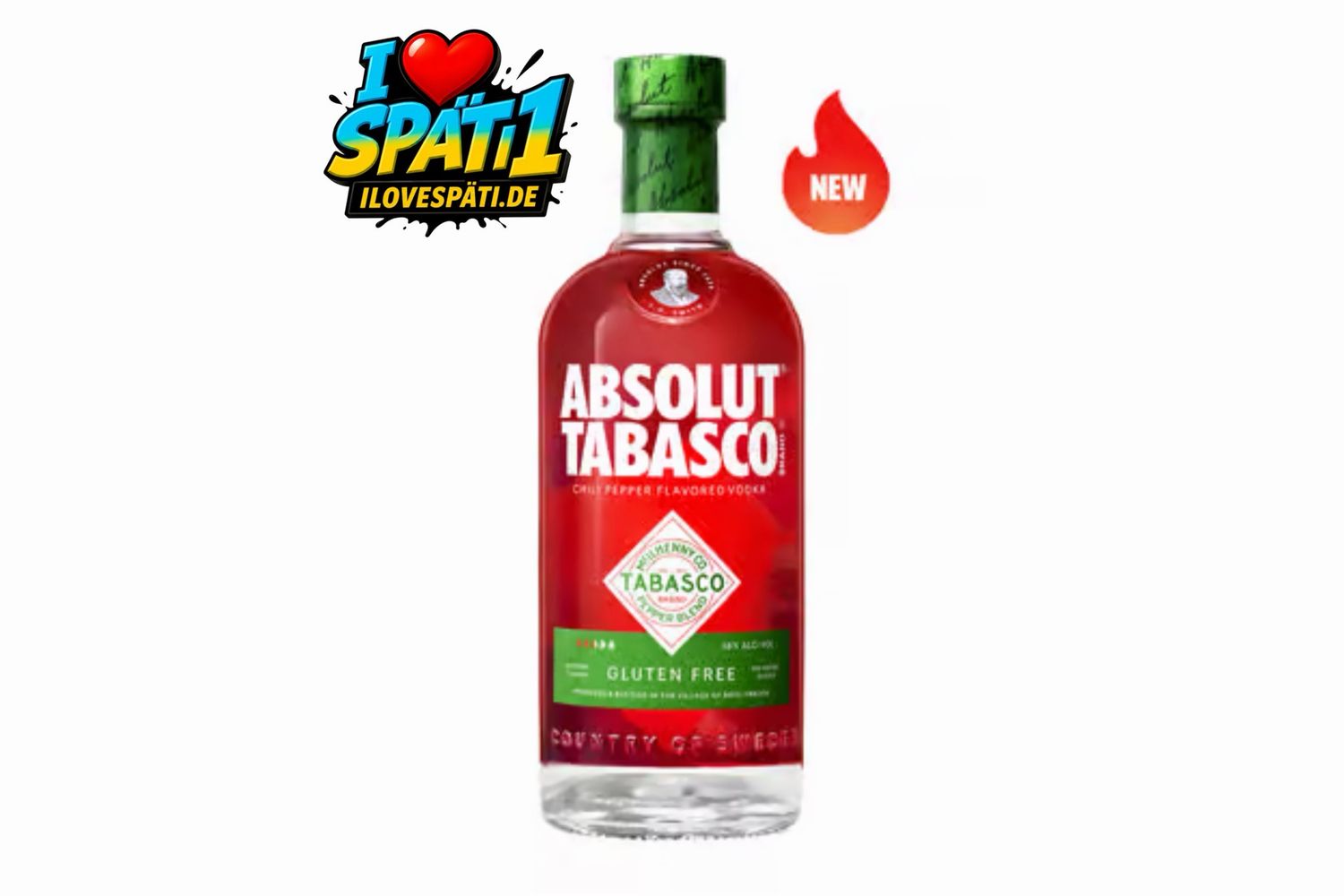 Absolut Tabasco Vodka 0,7l