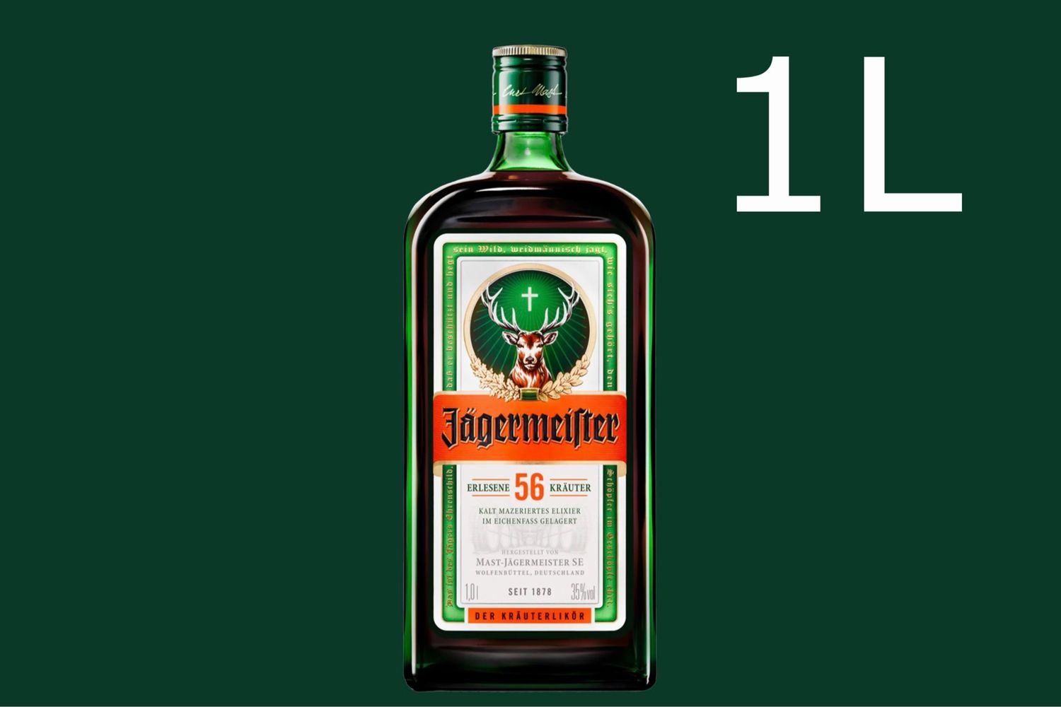 JÄGERMEISTER ORIGINAL KRÄUTERLIKÖR 1L