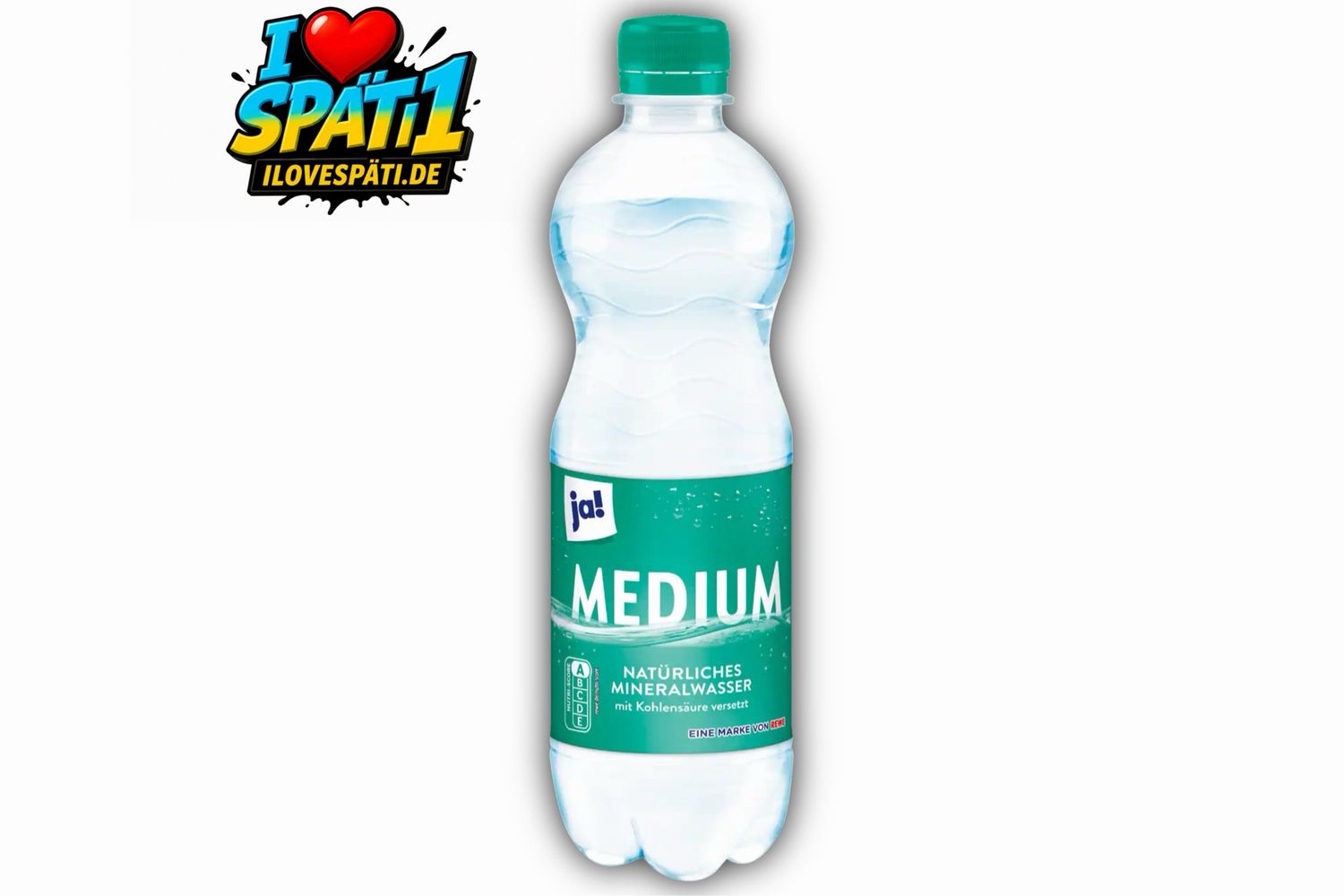 ja! Medium Mineralwasser 0,5l