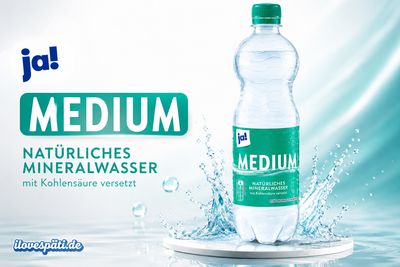 ja! Medium Mineralwasser 0,5l