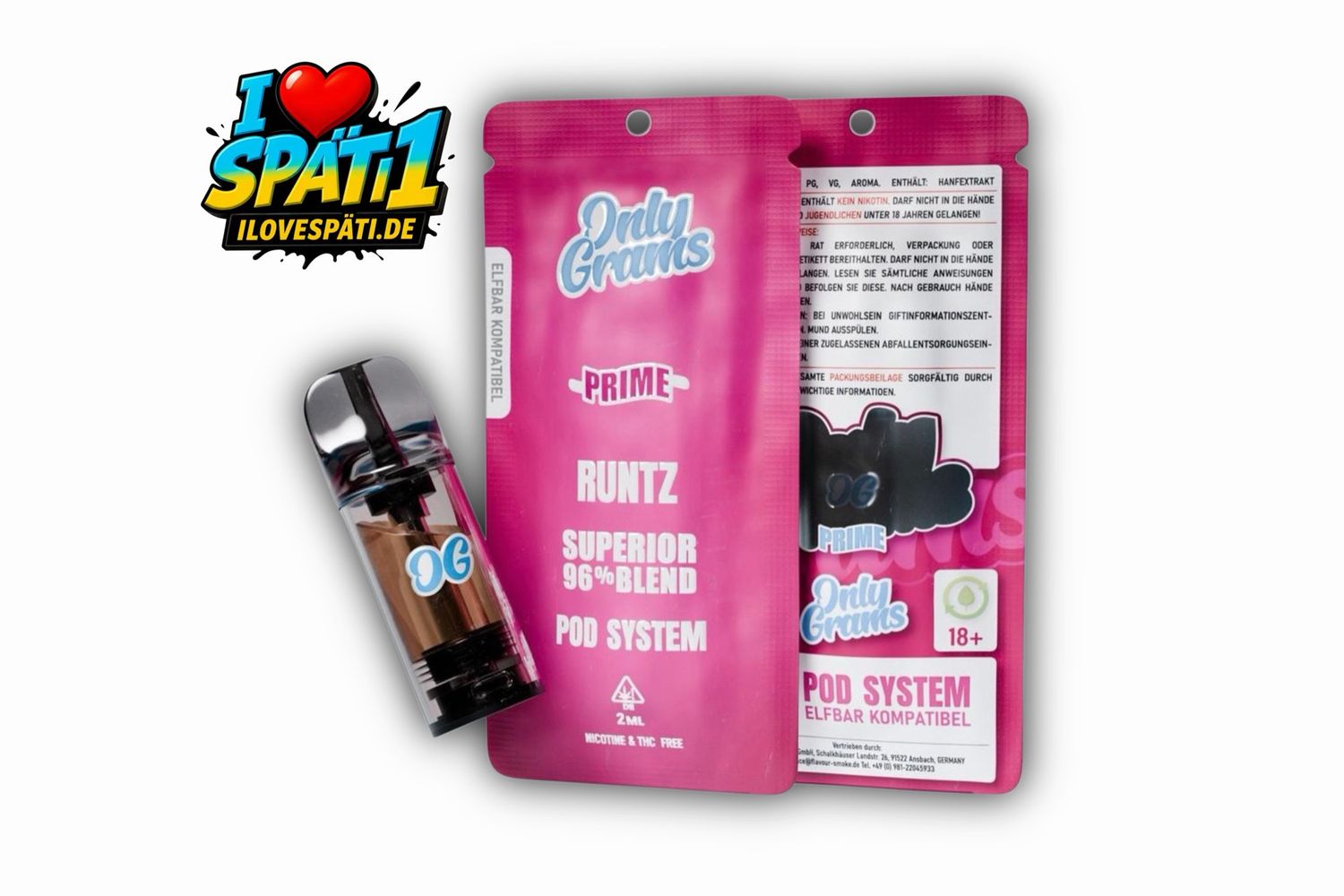 OnlyGrams Superior Blend Runtz 2ml Pod