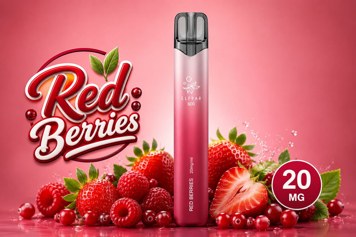 Elfbar 800 Red Berries 20mg