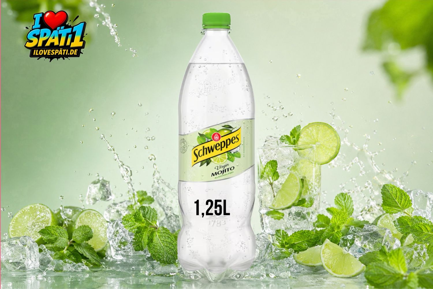 Schweppes Virgin Mojito Alkoholfrei 1,25L