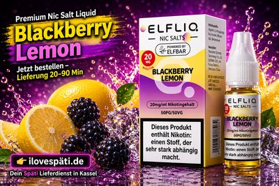 Elfliq Nic Salt Blackberry Lemon 20mg 10ml