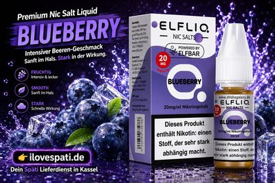 Elfliq Nic Salt Blueberry 20mg 10ml