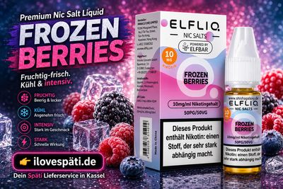 Elfliq Nic Salt Frozen Berries 10mg 10ml