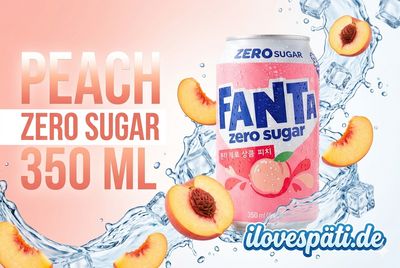 Fanta Zero Sugar Peach 350ml