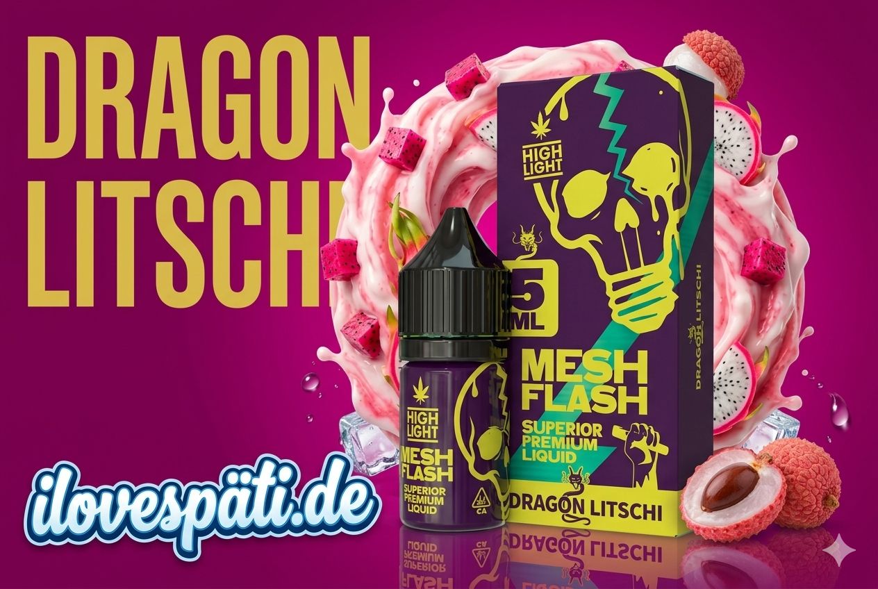 MESH FLASH Superior Premium Liquid Dragon Litschi 5ml