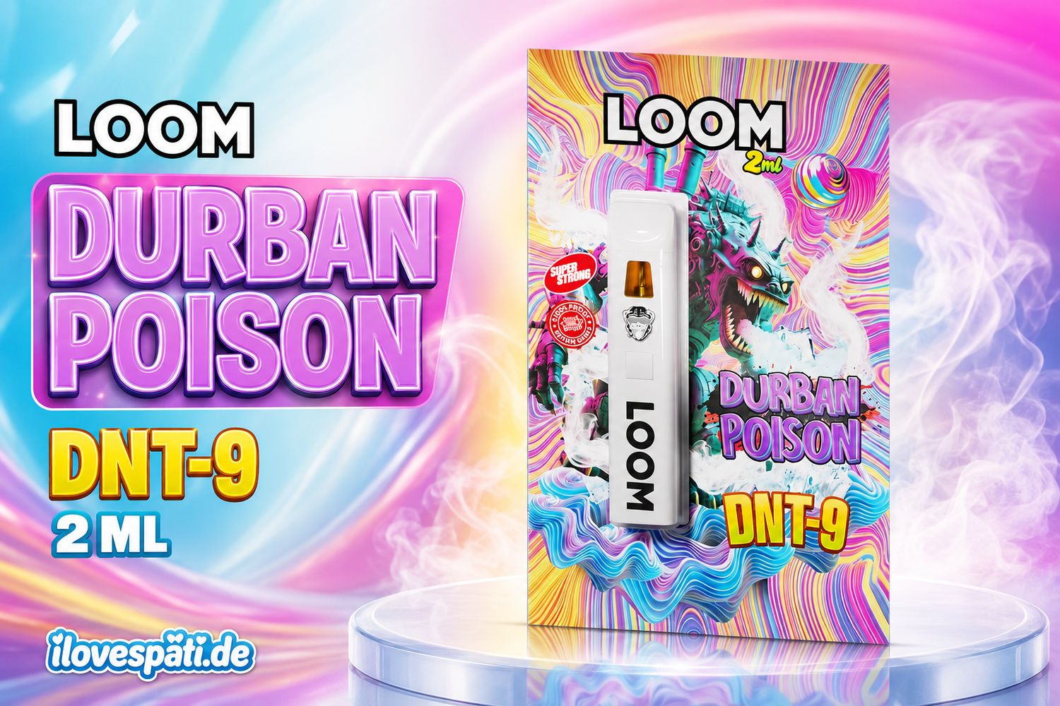 LOOM Durban Poison DNT-9 Einweg Vape 2 ml