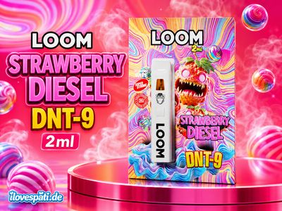 LOOM Strawberry Diesel DNT-9 Einweg Vape 2 ml
