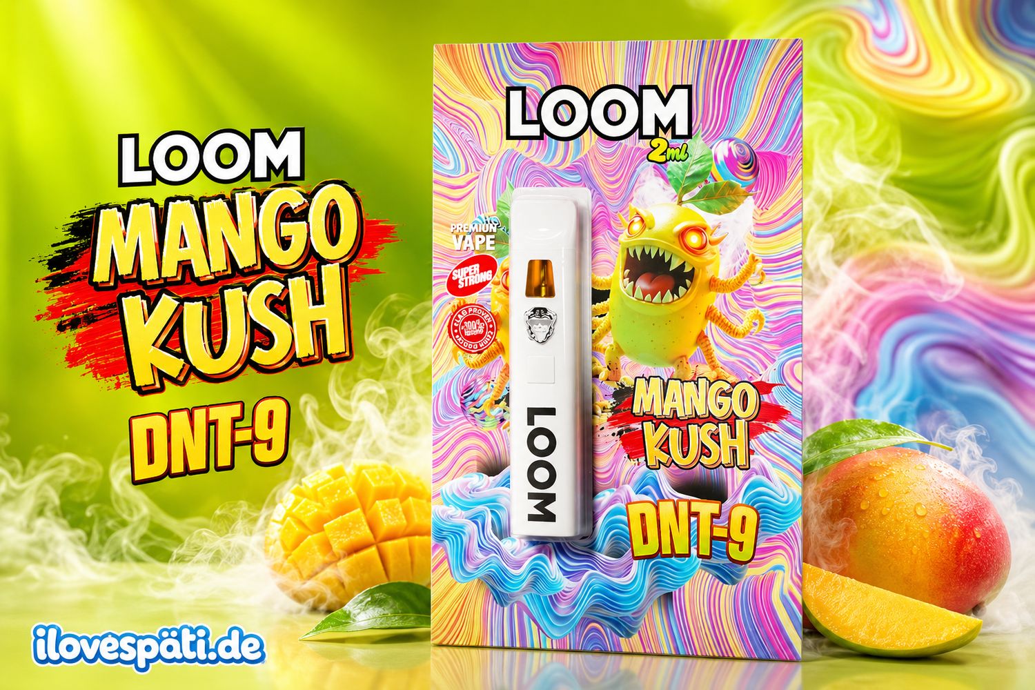 LOOM Mango Kush DNT-9 Einweg Vape 2 ml