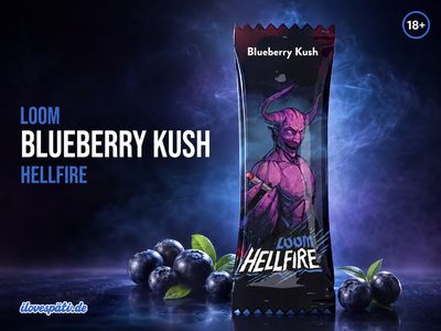 LOOM Hellfire Blueberry Kush H2 Pre-Roll 1 Stück 40% H2-Blend 0% THC