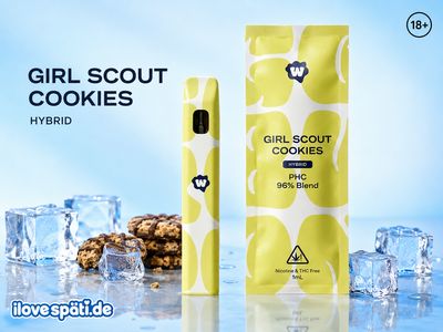 Weed for Friends Girl Scout Cookies PHC Vape 1 ml Hybrid 96% PHC Blend nikotinfrei THC-frei