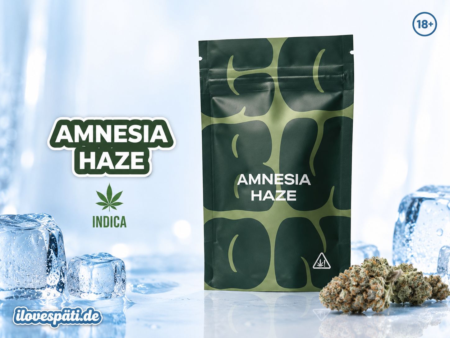 Weed for Friends Amnesia Haze PHC Blüte 1 g Sativa 65% PHC