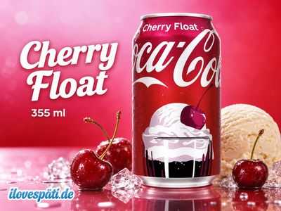 Coca-Cola Cherry Float 355 ml USA Dose