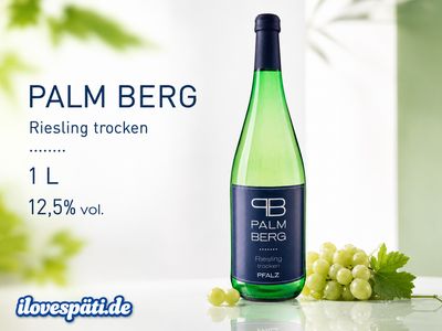 Palm Berg Riesling trocken Pfalz 1 l 12,5% vol