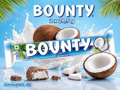 Bounty Kokos Schokoriegel 2 x 28,5 g