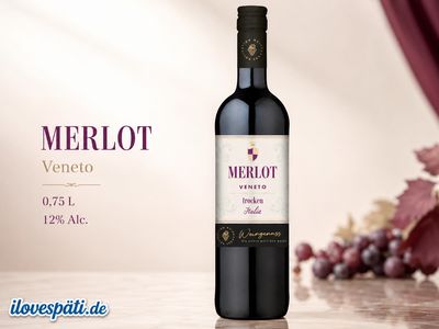 Wein-Genuss Merlot Veneto IGT trocken 0,75 l 12% vol