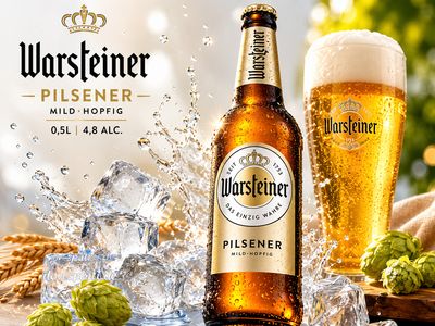 Warsteiner Premium Pilsener Bier 0,5 l 4,8% vol