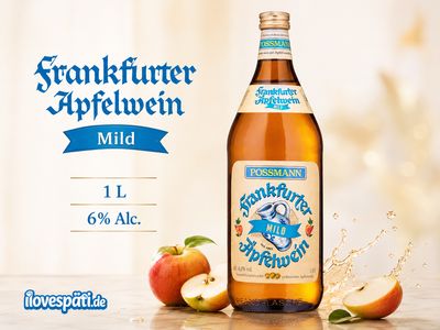 Possmann Frankfurter Äpfelwein Mild 1 l 6% vol