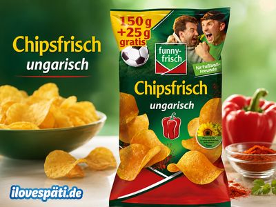 funny-frisch Chipsfrisch ungarisch Paprika-Chips 175 g