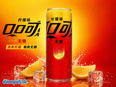 Coca-Cola Zero Sugar Lemon 330 ml China Edition Coca-Cola Zero Sugar Lemon 330 ml China Edition