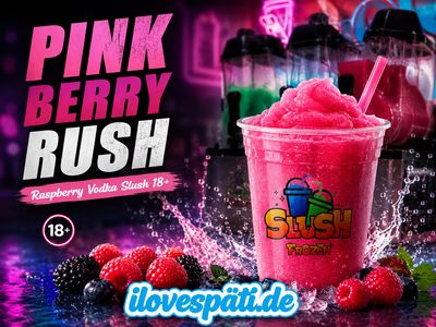 PINK BERRY RUSH – Raspberry Vodka Slush 18+ – 300 ml PINK BERRY RUSH – Raspberry Vodka Slush 18+ – 300 ml