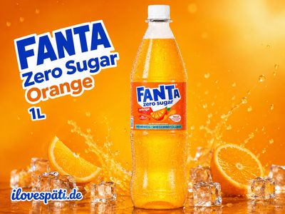 Fanta Zero Sugar Orange 1 L Mehrweg-Flasche