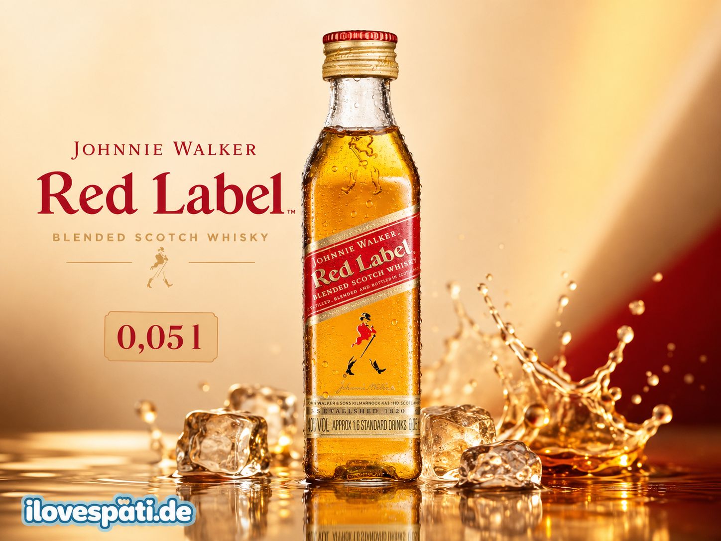 Johnnie Walker Red Label Blended Scotch Whisky 0,05 L 40 % vol