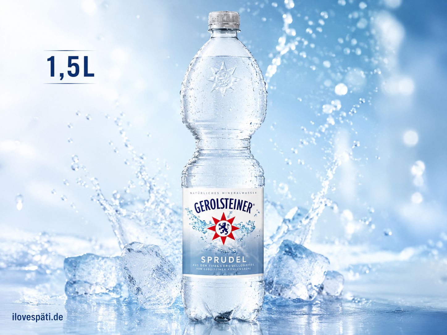 Gerolsteiner Sprudel Natürliches Mineralwasser 1,5 L PET