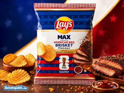 Lay’s MAX American Style BBQ Brisket Kartoffelchips 100 g
