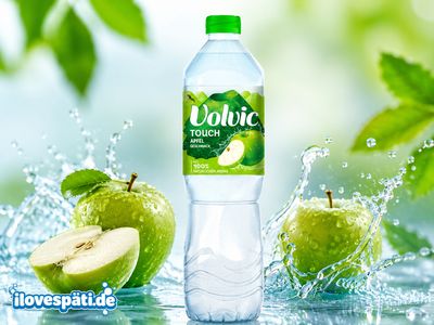 Volvic Touch Apfel Getränk mit Mineralwasser 1,5 L