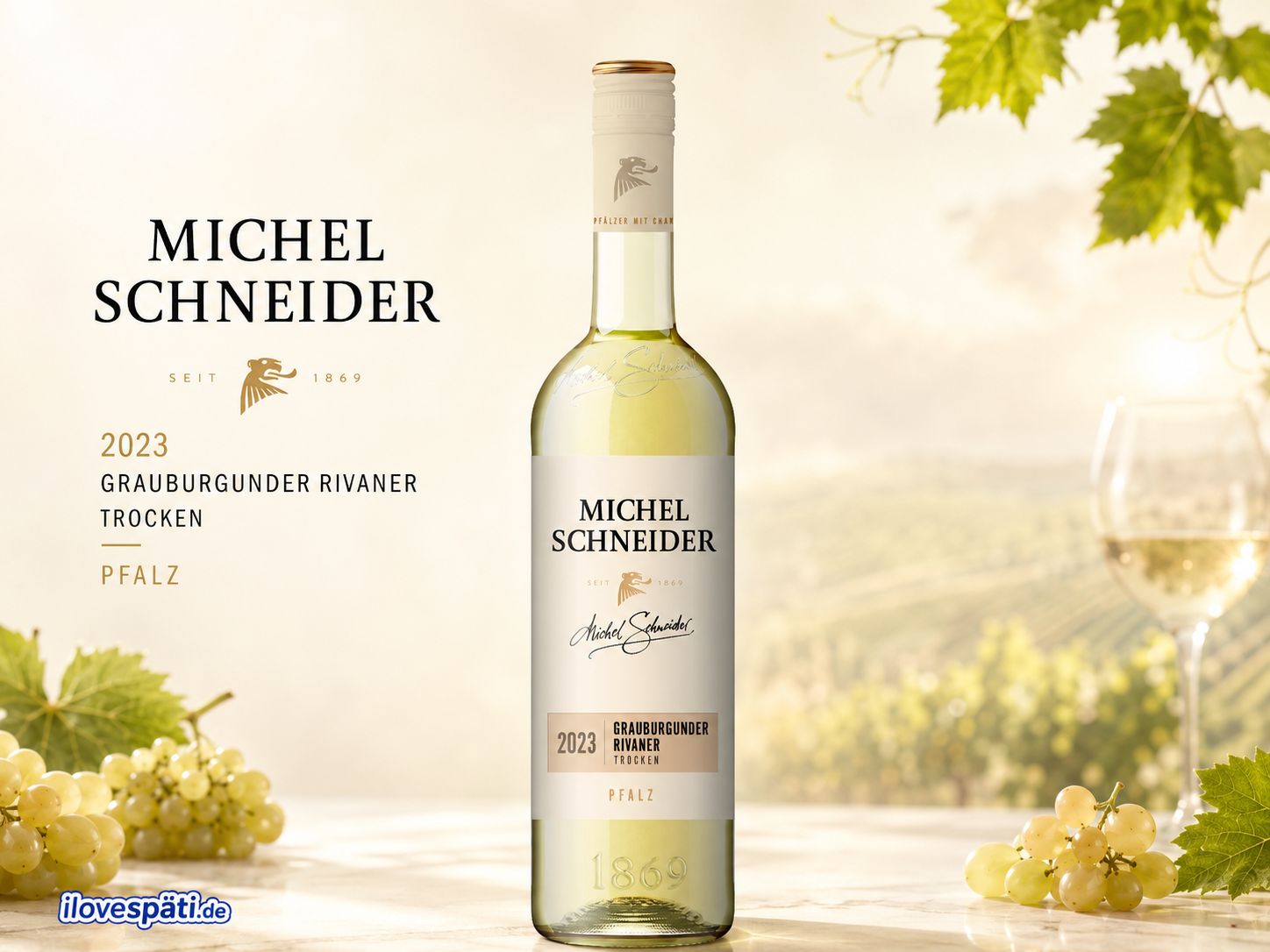 Michel Schneider Grauburgunder Rivaner trocken 2023 0,75 l 12,5 % vol